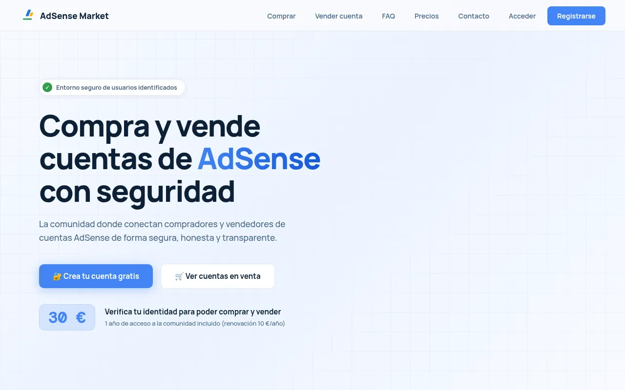Captura de AdSense Market